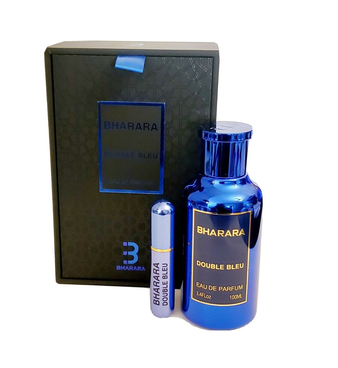 BHARARA DOUBLE BLEU 3.4 EAU DE PARFUM SPRAY FOR MEN- 100% Authentic