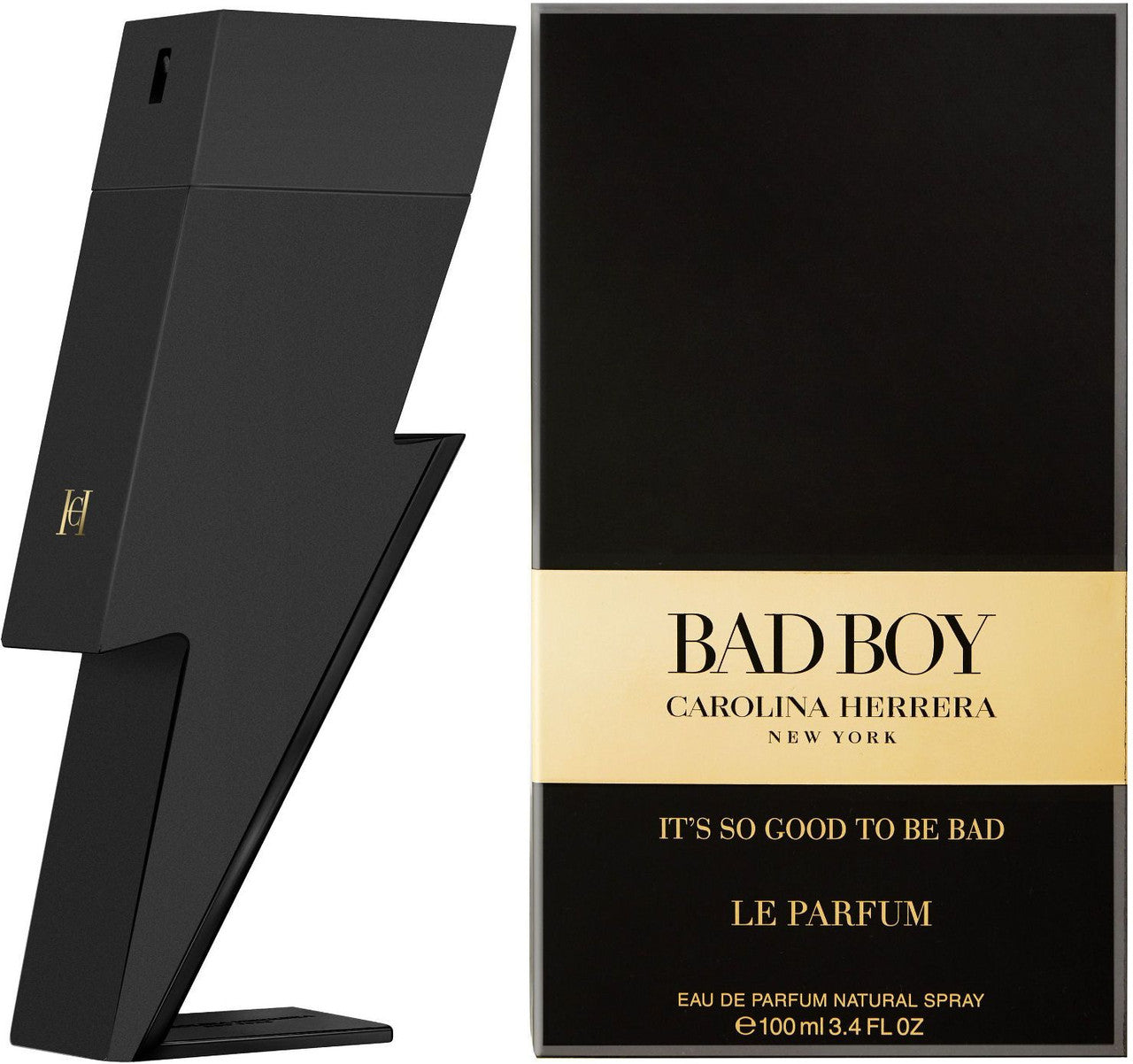 CAROLINA HERRERA BAD BOY LE PARFUM 3.4 EAU DE PARFUM SPRAY- 100% Authentic