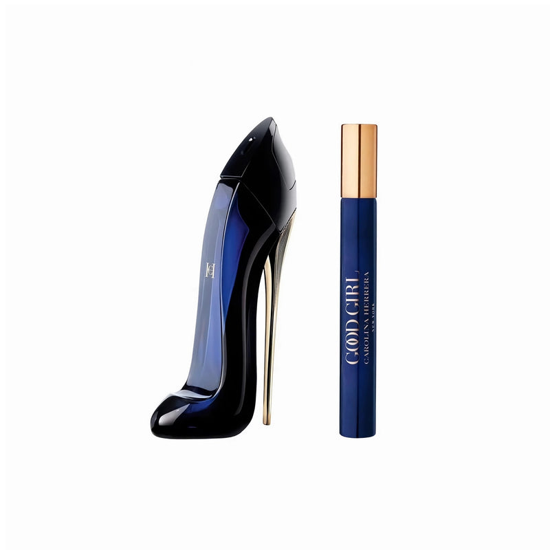 CAROLINA HERRERA GOOD GIRL 2 PCS SET: 2.7 EAU DE PARFUM SPRAY + 0.33 EAU DE PARFUM SPRAY- 100% Authentic