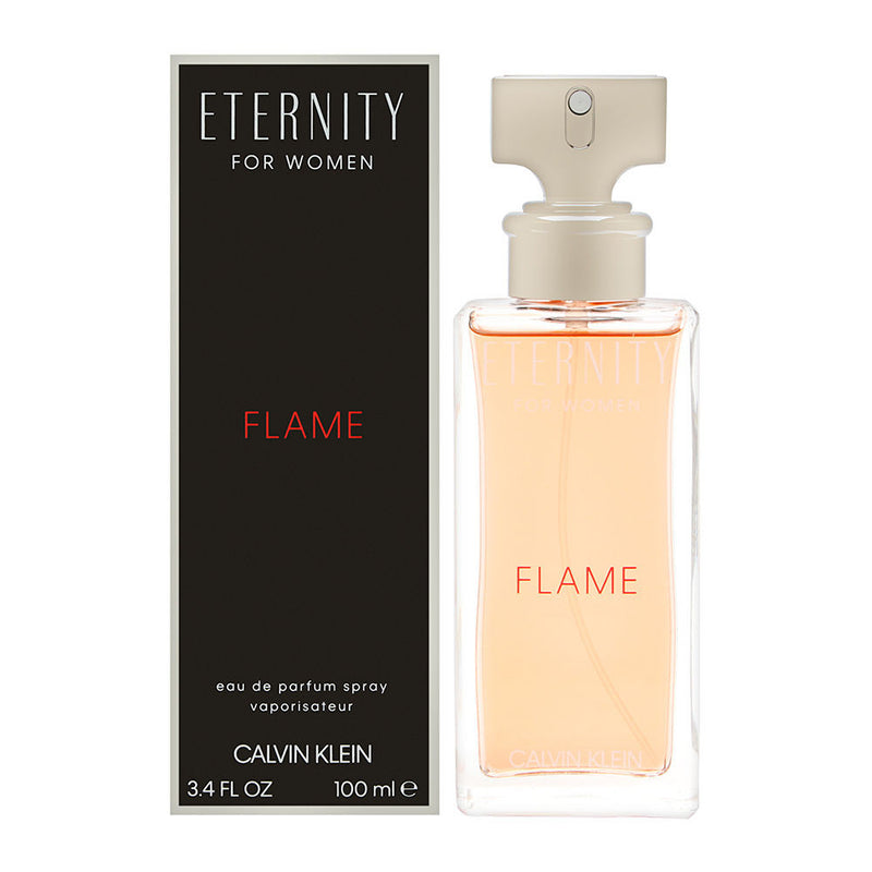 ETERNITY FLAME 3.4 EAU DE PARFUM SPRAY FOR WOMEN- 100% Authentic