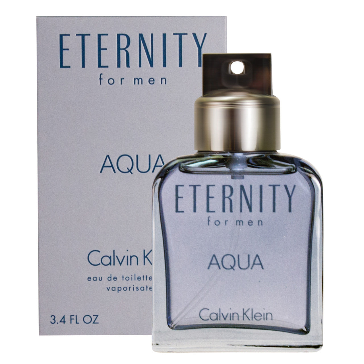 ETERNITY AQUA 3.4 EAU DE TOILETTE SPRAY FOR MEN- 100% Authentic