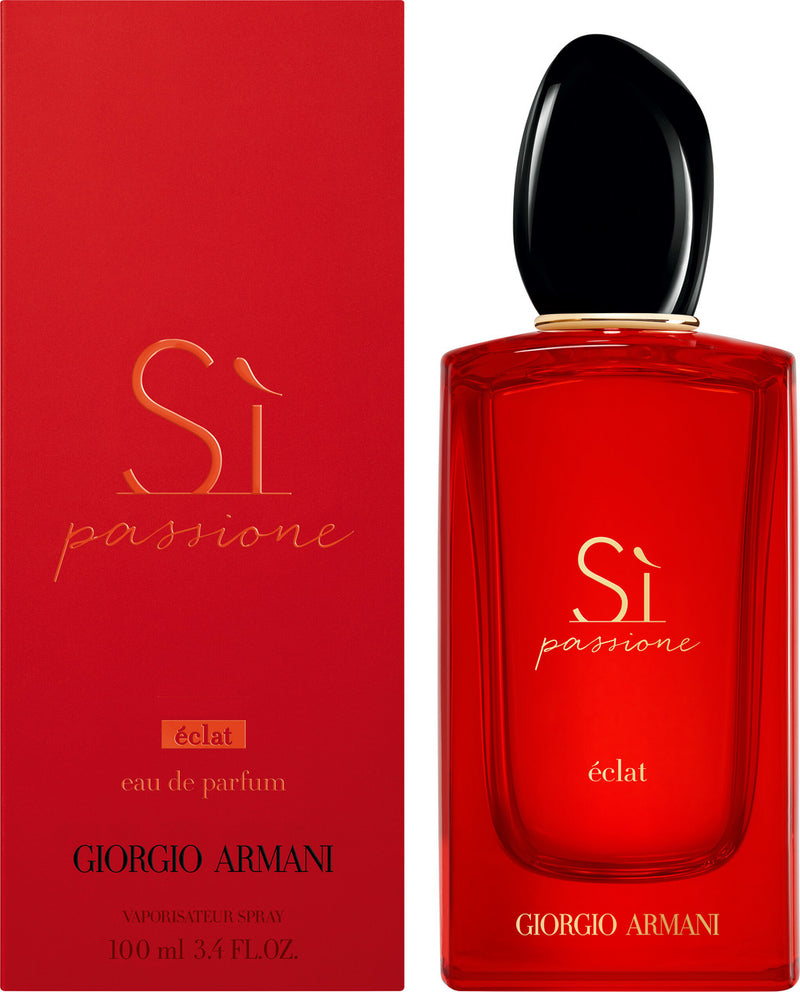 ARMANI SI PASSIONE ECLAT 3.4 EAU DE PARFUM SPRAY FOR WOMEN- 100% Authentic