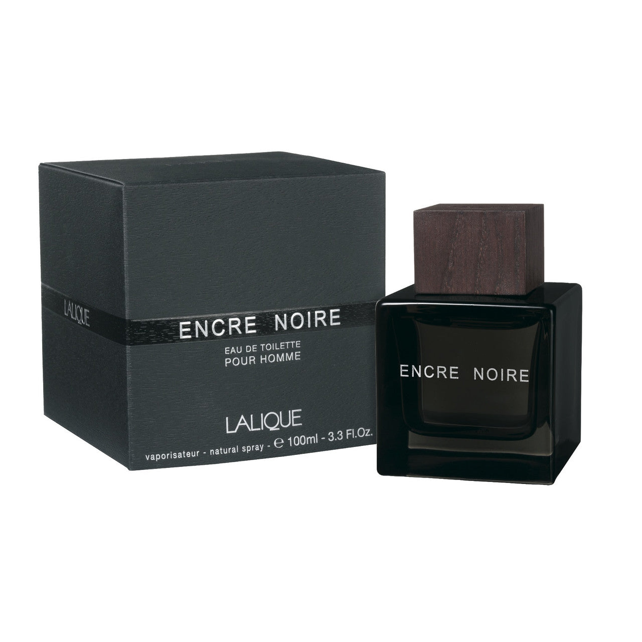 LALIQUE ENCRE NOIRE 3.4 EAU DE TOILETTE SPRAY FOR MEN- 100% Authentic