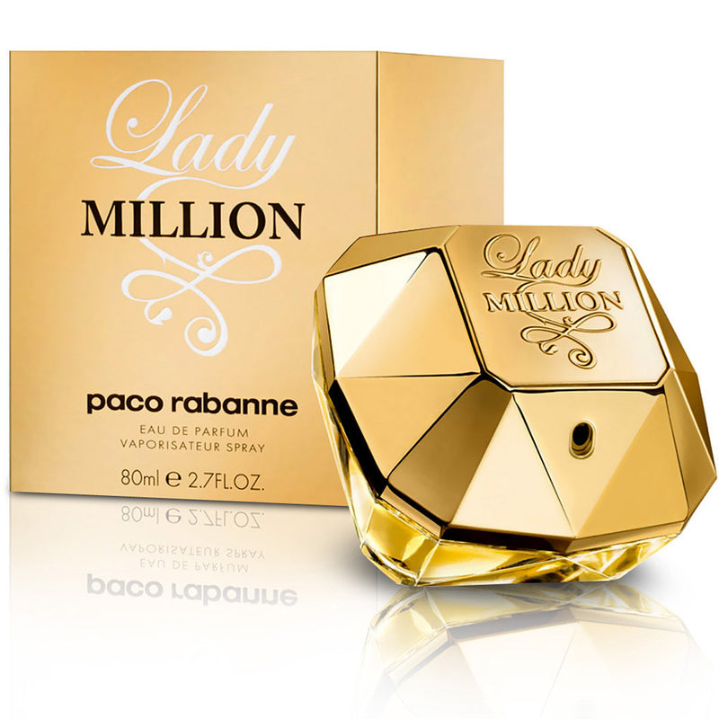 PACO RABANNE LADY MILLION 2.7 EAU DE PARFUM SPRAY- 100% Authentic