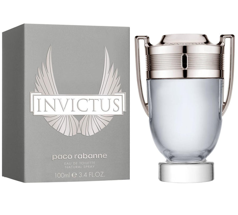 PACO RABANNE INVICTUS 3.4 EAU DE TOILETTE SPRAY FOR MEN- 100% Authentic