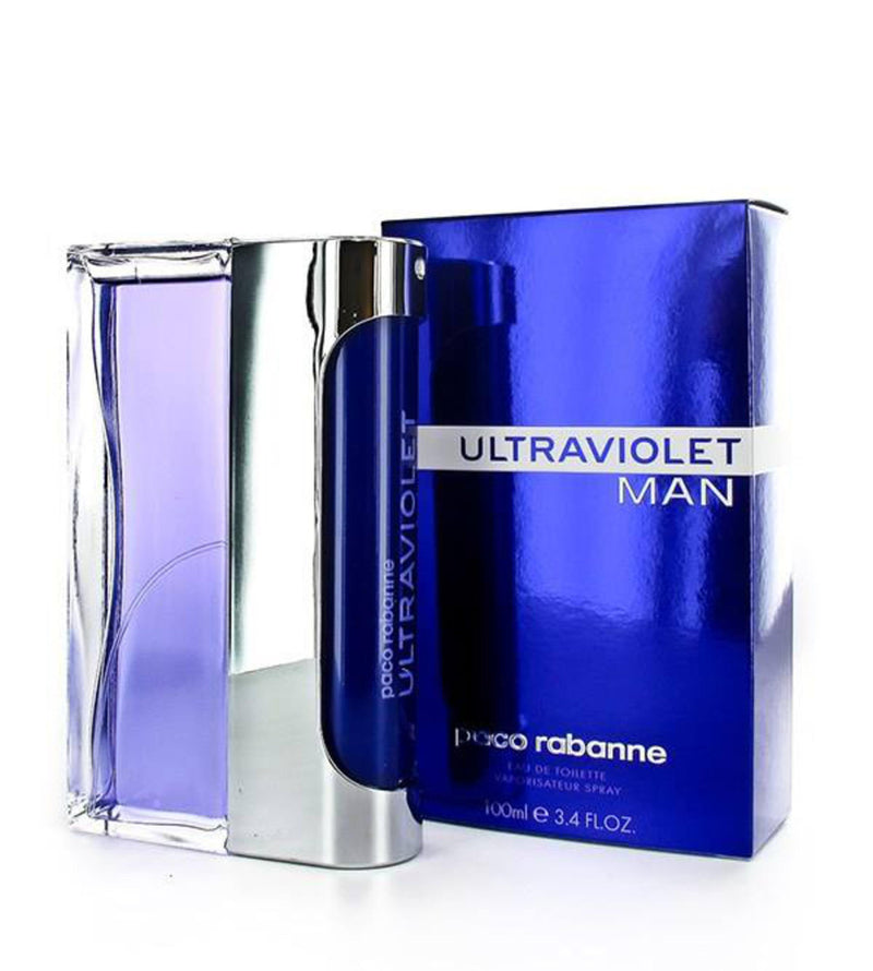 PACO RABANNE ULTRAVIOLET 3.4 EAU DE TOILETTE SPRAY FOR MEN- 100% Authentic
