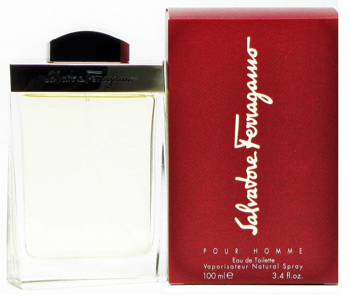 SALVATORE FERRAGAMO 3.4 EAU DE TOILETTE SPRAY FOR MEN- 100% Authentic