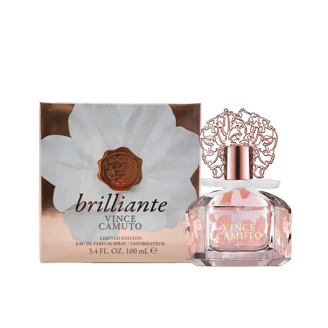 VINCE CAMUTO BRILLIANTE 3.4 EAU DE PARFUM SPRAY FOR WOMEN- 100% Authentic