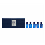 ACQUA DI PARMA BLU MEDITERRANEO 5 X 0.16 EAU DE TOILETTE MINI SET: ARANCIA DI CAPRI + BERGAMOTTO DI CALABRIA + FICO DI AMALFI + MIRTO DI PANAREA + MANDORLO DI SICILIA- 100% Authentic