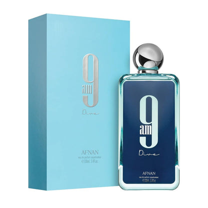 AFNAN 9 AM DIVE 5.07 EAU DE PARFUM SPRAY- 100% Authentic