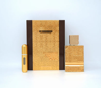 AL HARAMAIN AMBER OUD GOLD 999.9 DUBAI EDITION 2.5 EXTRAIT DE PARFUM SPRAY- 100% Authentic