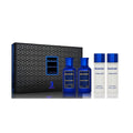BHARARA DOUBLE BLEU 4 PCS SET FOR MEN: 3.4 EAU DE PARFUM + 5 OZ BODY LOTION + 3.4 AFTER SHAVE + 5 OZ SHOWER GEL- 100% Authentic