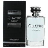 BOUCHERON QUATRE 3.4 EAU DE TOILETTE SPRAY FOR MEN- 100% Authentic