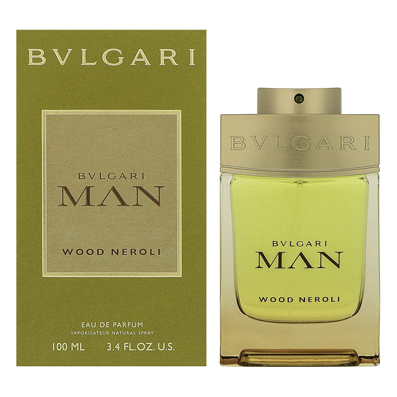 BVLGARI MAN WOOD NEROLI 3.4 EAU DE PARFUM SPRAY- 100% Authentic