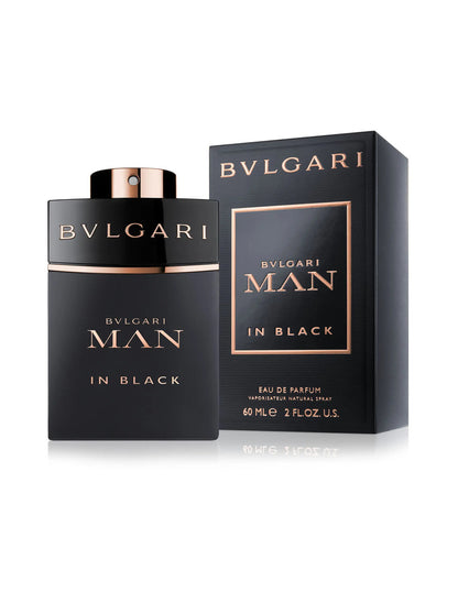 BVLGARI MAN IN BLACK 2 OZ EAU DE PARFUM SPRAY REFILLABLE- 100% Authentic