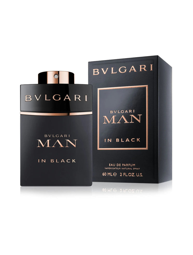 BVLGARI MAN IN BLACK 2 OZ EAU DE PARFUM SPRAY REFILLABLE- 100% Authentic