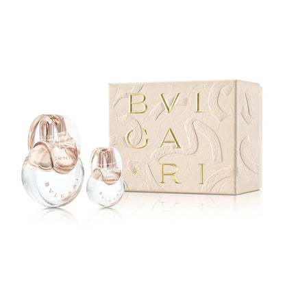 BVLGARI OMNIA CRYSTALLINE 2 PCS SET FOR WOMEN: 3.4 EAU DE TOILETTE SPRAY + 0.5 EAU DE TOILETTE SPRAY.- 100% Authentic