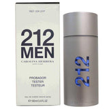 212 TESTER 3.4 EAU DE TOILETTE SPRAY FOR MEN- 100% Authentic