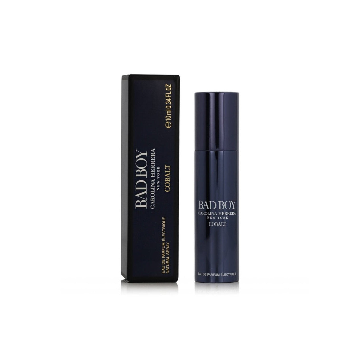 CAROLINA HERRERA BAD BOY COBALT 0.34 EAU DE PARFUM ELECTRIQUE SPRAY- 100% Authentic