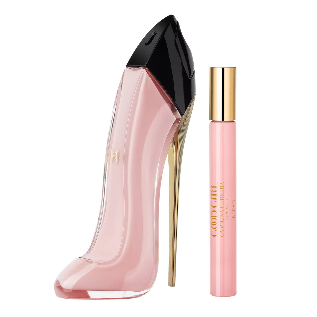 CAROLINA HERRERA GOOD GIRL BLUSH 2 PCS SET: 2.7 EAU DE PARFUM SPRAY + 0.34 EAU DE PARFUM SPRAY- 100% Authentic