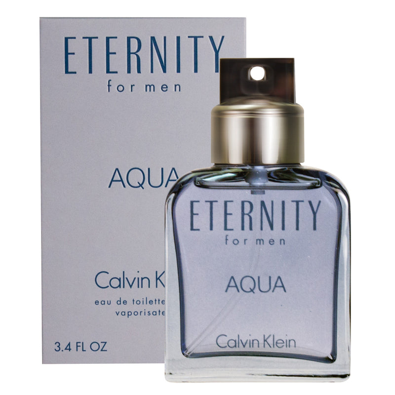 ETERNITY AQUA 3.4 EAU DE TOILETTE SPRAY FOR MEN- 100% Authentic