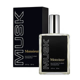 MONSIEUR MUSK 4 OZ EAU DE TOILETTE SPRAY FOR MEN- 100% Authentic