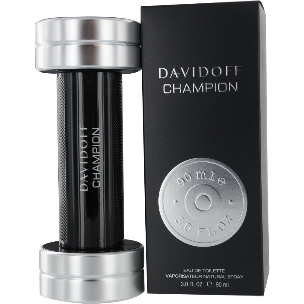 DAVIDOFF CHAMPION 3 OZ EAU DE TOILETTE SPRAY FOR MEN- 100% Authentic
