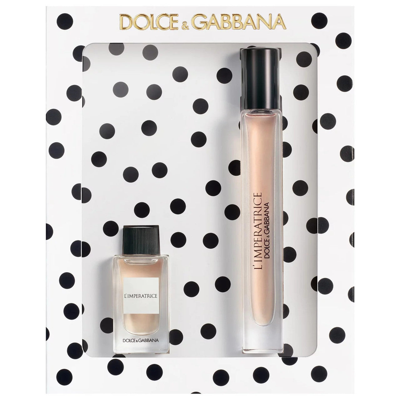 DOLCE & GABBANA L'IMPERATRICE 2 PCS SET FOR WOMEN: 0.33 EAU DE TOILETTE SPRAY + 5 ML EAU DE TOILETTE MINI- 100% Authentic