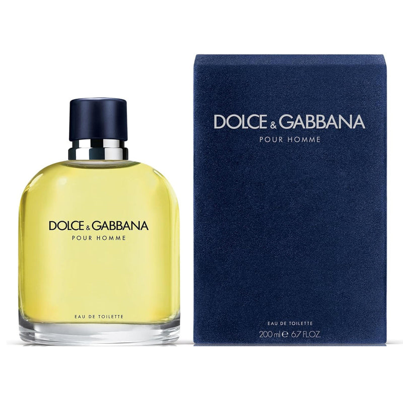 DOLCE & GABBANA POUR HOMME 6.7 EAU DE TOILETTE SPRAY- 100% Authentic