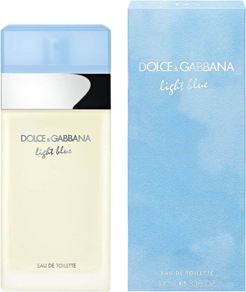 DOLCE & GABBANA LIGHT BLUE 3.3 EAU DE TOILETTE SPRAY FOR WOMEN.- 100% Authentic