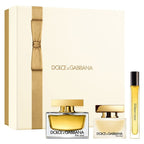 DOLCE & GABBANA THE ONE 3 PCS SET FOR WOMEN: 2.5 EAU DE PARFUM SPRAY + 0.33 EAU DE PARFUM SPRAY + 1 OZ HAIR MIST- 100% Authentic