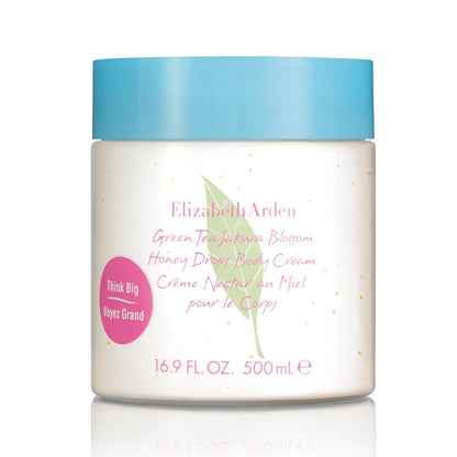 GREEN TEA SAKURA BLOSSOM HONEY DROPS 16.9 BODY CREAM- 100% Authentic