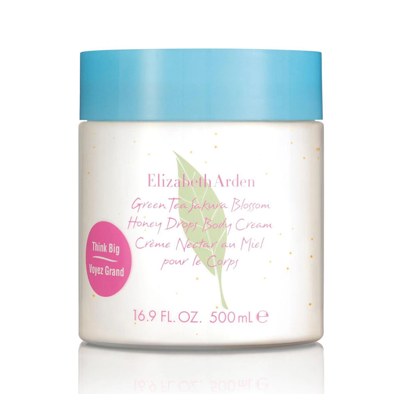 GREEN TEA SAKURA BLOSSOM HONEY DROPS 16.9 BODY CREAM- 100% Authentic