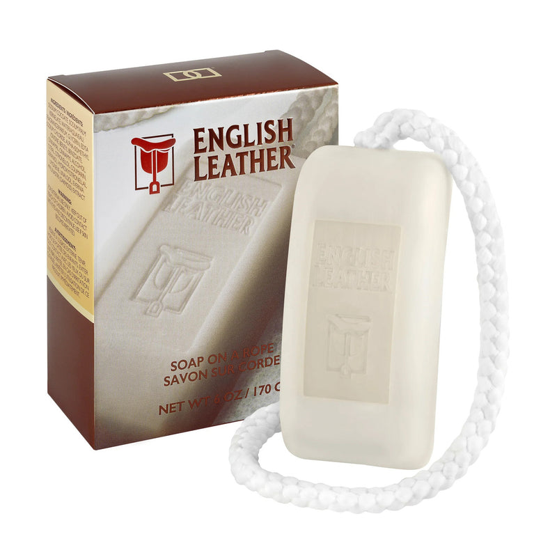 ENGLISH LEATHER 6 OZ PERFUMED SOAP ON A ROPE- 100% Authentic