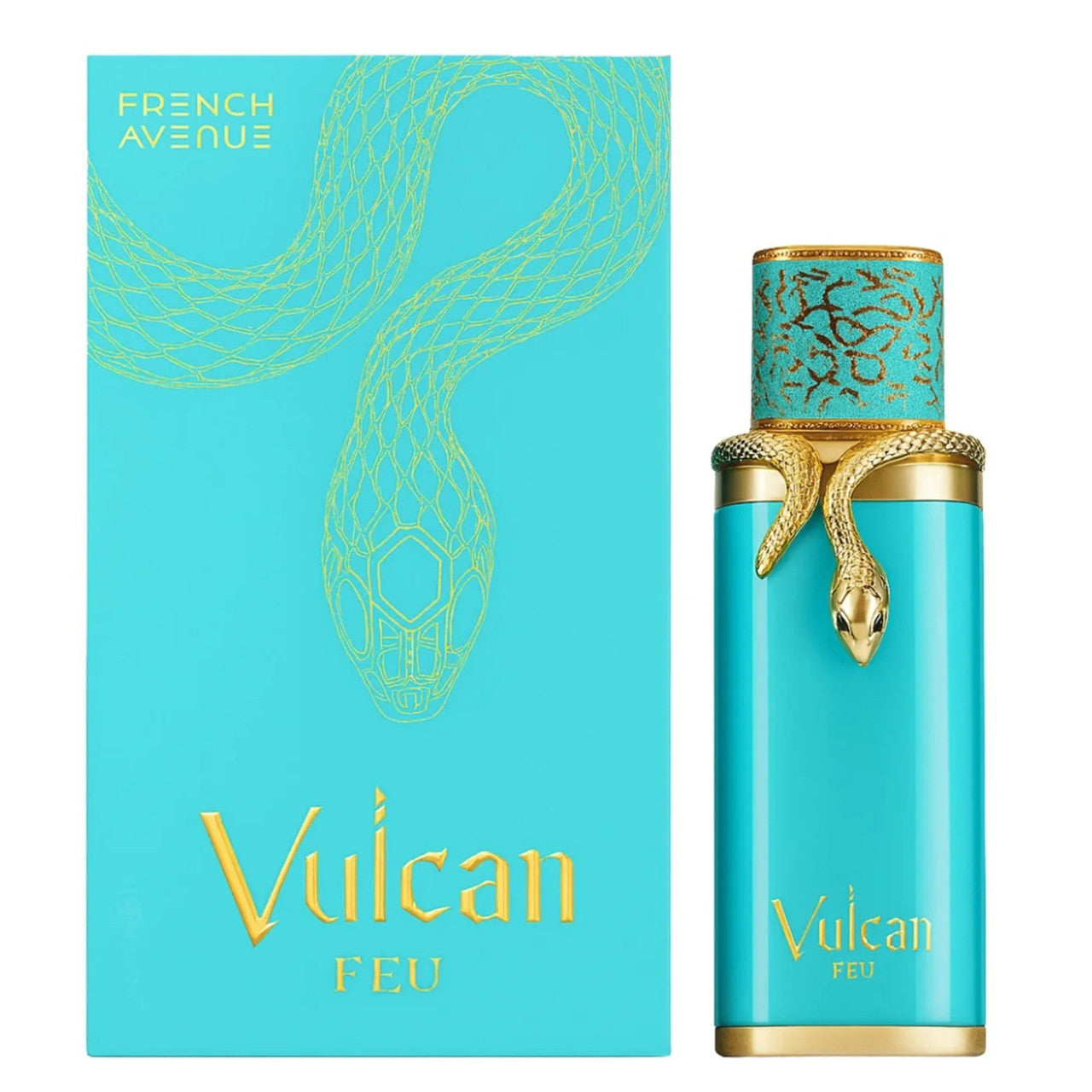FRAGRANCE WORLD FRENCH AVENUE VULCAN FEU 3.4 EAU DE PARFUM SPRAY- 100% Authentic