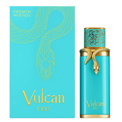 FRAGRANCE WORLD FRENCH AVENUE VULCAN FEU 3.4 EAU DE PARFUM SPRAY- 100% Authentic