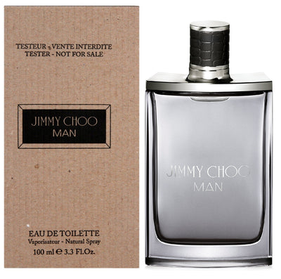 JIMMY CHOO MAN TESTER 3.4 EAU DE TOILETTE SPRAY - 100% Authentic
