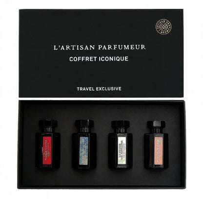 L'ARTISAN PARFUMEUR 4 * 5 ML MINI SET: PASSAGE D'ENFER EAU DE TOILETTE + UN AIR DE BRETAGNE EAU DE PARFUM + LA CHASSE AUX PAPILLIONS EAU DE TOILETTE + MEMOIRE DE ROSES EAU DE PARFUM- 100% Authentic