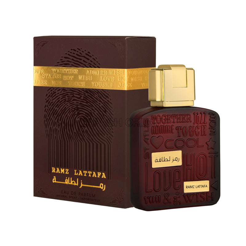LATTAFA RAMZ GOLD 3.4 EAU DE PARFUM SPRAY FOR MEN- 100% Authentic