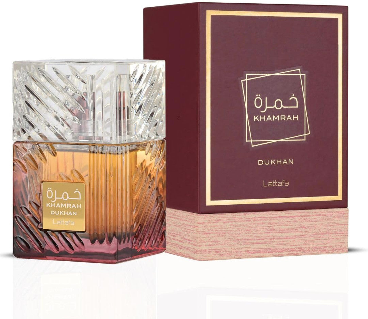 LATTAFA KHAMRAH DUKHAN 3.4 EAU DE PARFUM SPRAY FOR MEN- 100% Authentic