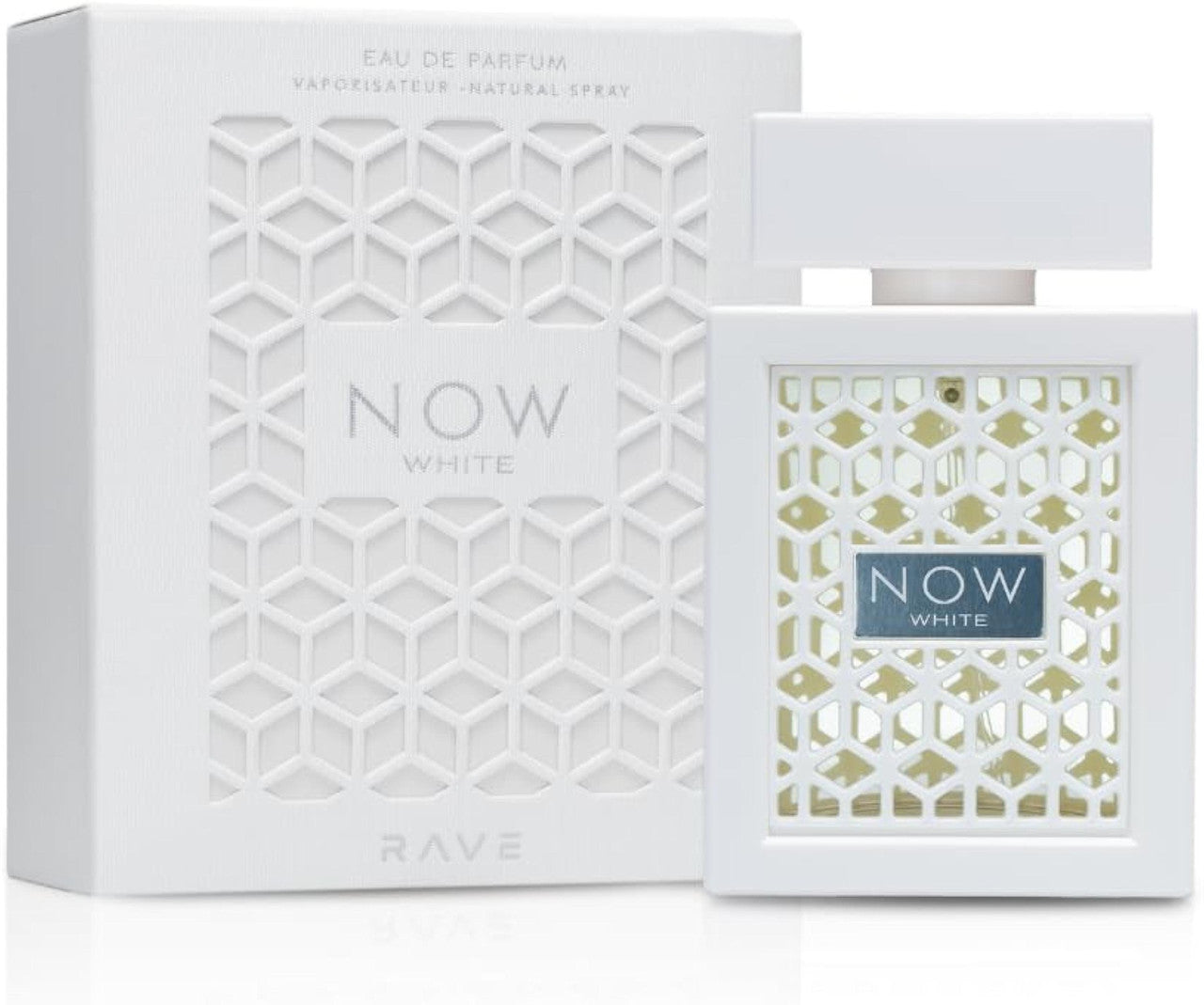 LATTAFA RAVE NOW WHITE 3.4 EAU DE PARFUM SPRAY- 100% Authentic