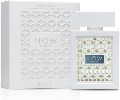 LATTAFA RAVE NOW WHITE 3.4 EAU DE PARFUM SPRAY- 100% Authentic