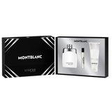 MONT BLANC LEGEND SPIRIT 3 PCS SET FOR MEN: 3.3 EAU DE TOILETTE SPRAY + 0.25 EAU DE TOILETTE SPRAY + 3.3 SHOWER GEL- 100% Authentic