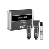 MONT BLANC EXPLORER 3 PCS SET FOR MEN: 0.25 EAU DE PARFUM SPRAY + 1 OZ AFTER SHAVE BALM + 1 OZ SHOWER GEL- 100% Authentic