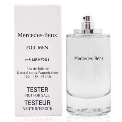 MERCEDES-BENZ 4 OZ TESTER EAU DE TOILETTE SPRAY FOR MEN.- 100% Authentic