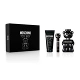 MOSCHINO TOY BOY 3 PCS SET: 3.4 EAU DE PARFUM SPRAY + 0.3 EAU DE PARFUM SPRAY + 3.4 BODY GEL- 100% Authentic