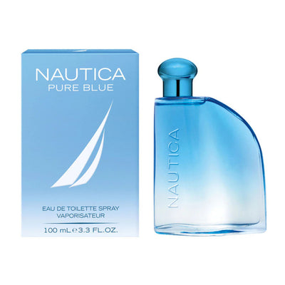 NAUTICA PURE BLUE 3.3 EAU DE TOILETTE SPRAY FOR MEN- 100% Authentic