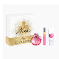NINA RICCI NINA ILLUSION 3 PCS SET FOR WOMEN: 2.7 EAU DE PARFUM + 0.34 EAU DE PARFUM ROLL-ON + 2.5 BODY LOTION- 100% Authentic