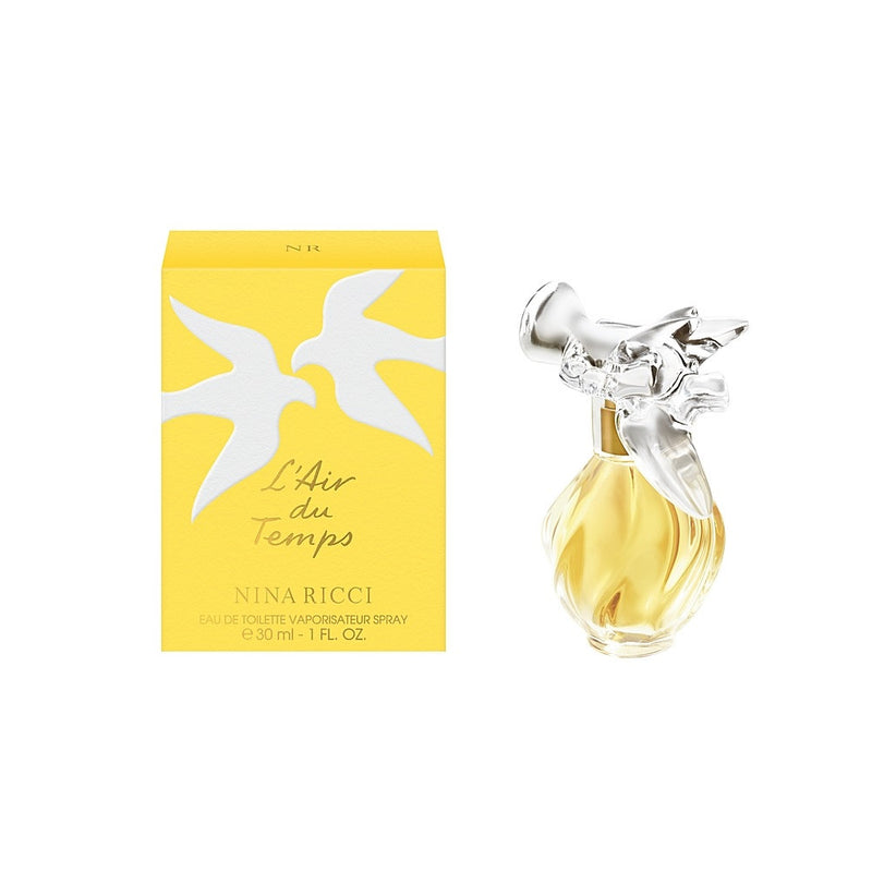 NINA RICCI L'AIR DU TEMPS 1 OZ EAU DE TOILETTE SPRAY (GLASS BOTTLE DOVE CAP)- 100% Authentic