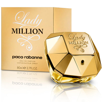 PACO RABANNE LADY MILLION 2.7 EAU DE PARFUM SPRAY- 100% Authentic
